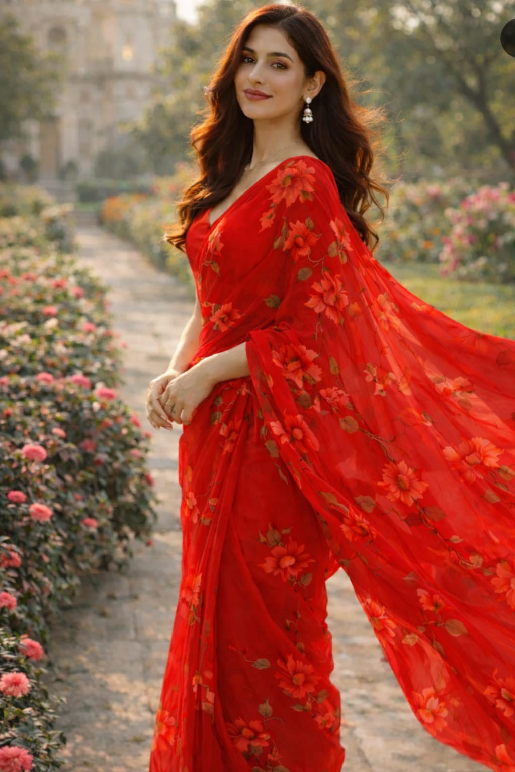 সিনর্থেটিক শাড়ী ব্লাউজ পিছ ফ্রি